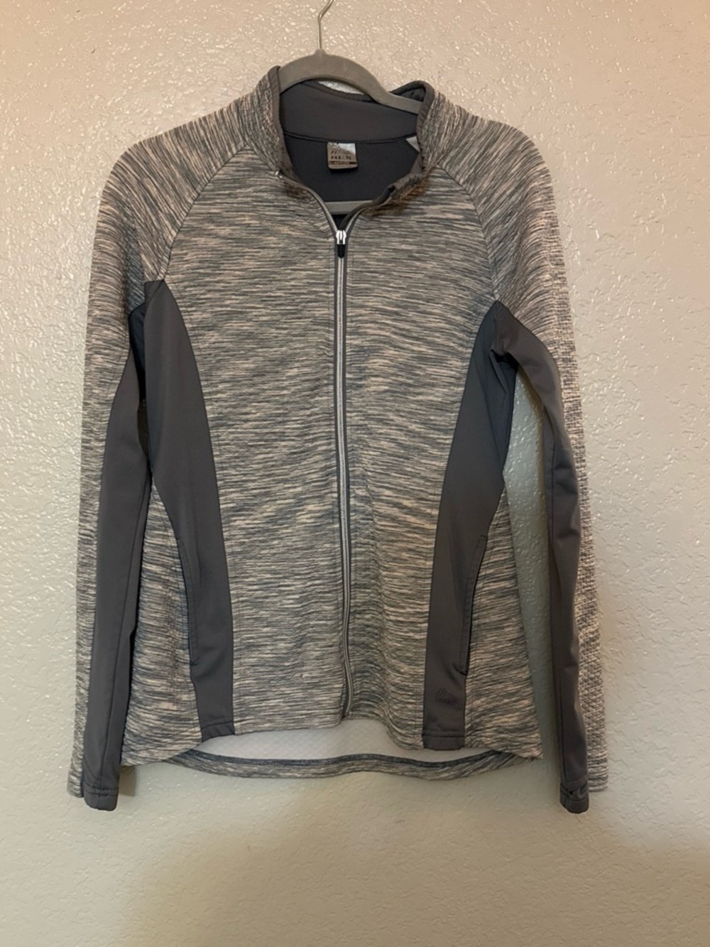 RBX Women's Gray Heather Full-Zip Bomber Jacket